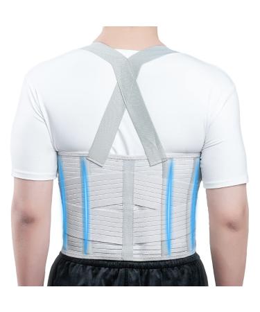 Solmyr Rib Injury Belt Chest Binder  Chest Brace Chest Compression Suppor Rib Bandage Wrap for Sternum Injuries  Sore or Bruised Ribs Support  Dislocated Ribs Protection  Pulled Muscle Pain Large
