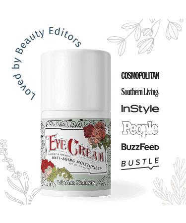 LilyAna Naturals Eye Cream Bundle - Vitamin C Anti-Aging Treatment for Dark Circles, Puffiness, Fine Lines & Wrinkles - 1.7 Oz + 1 Oz - Buy Online on GoSupps.com