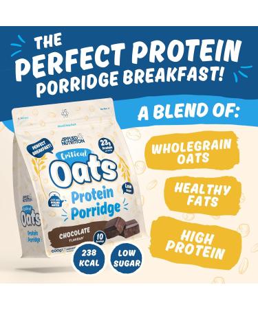 Applied Nutrition Critical Oats Protein Porridge 600gr Chocolate Chocolade 600g - Buy Online on GoSupps.com