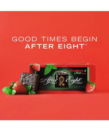 Buy Nestl After Eight Strawberry Wafer-Thin Tablets 200g | Delicate Peppermint Cream & Dark Chocolate 12-Pack - International Shipping - Buy Online on GoSupps.com