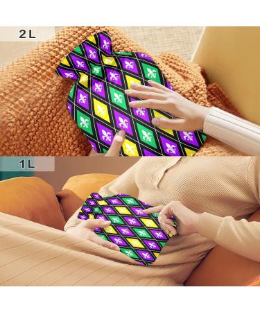 Symbolic Hot Water Bottle with Cover | 2L Pain Relief & Comfort for Headaches Hands and Feet - International Shipping Available - Buy Online on GoSupps.com