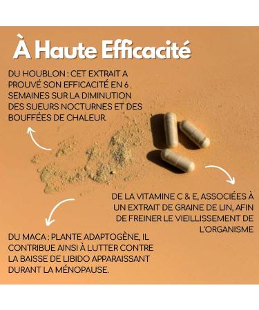 KOTOR MENO45 | Hot Flashes Night Sweats Libido Irritability Fatigue | Pre & Menopause | Hops + Maca + Flax Seeds + Vitamins E & C | 60 Capsules | Made in France - Buy Online on GoSupps.com