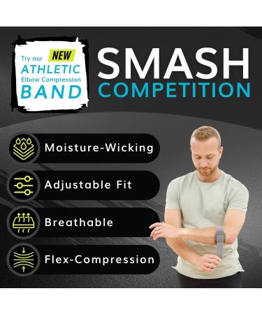 BraceAbility Court Comfort - Tennis Elbow Brace for Men & Women | Sports Elbow Support for Tendonitis Tennis Golf & Pickleball Pain Relief (One Size) - International Shipping Available - Buy Online on GoSupps.com