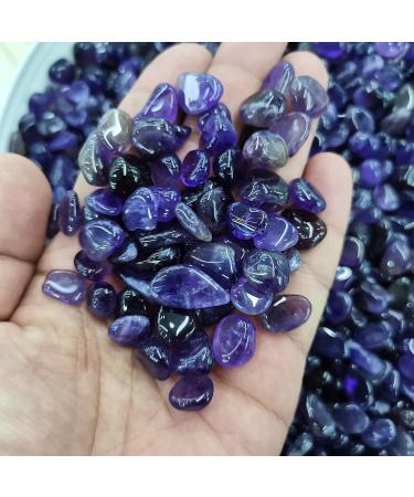 Natural Crystal Rough Gemstones for Decoration Polished Amethyst Crushed Stone Purple Quartz Minerals Specimen Raw Stone Random Shape Grave for Fish Tank Aquarium Aura Crystal (Size : 300g) - Buy Online on GoSupps.com