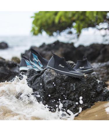 Seavenger Atlantis 3mm Neoprene Aqua Shoes Classic Black - Size 7 Women/6 Men - Buy Online on GoSupps.com