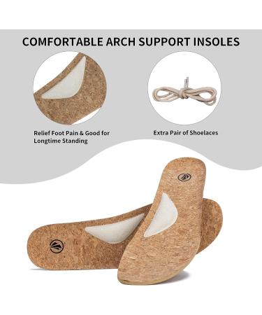 MEHOTO Men's Slip On Loafers with Arch Support Insole - Comfortable Light-Weight Men's Shoes (Size 11, White) - Buy Online on GoSupps.com