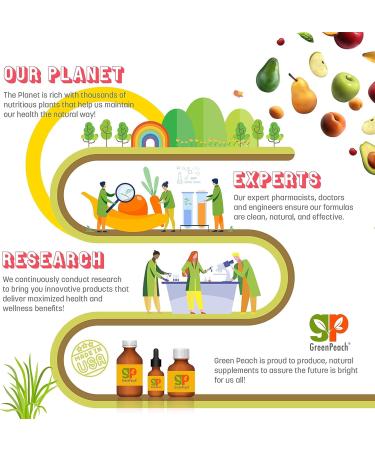 GreenPeach Organic Liquid Calcium for Kids - Magnesium Zinc Calcium Citrate & Vitamin D3 Calming Syrup & Liquid Calcium Supplement NO Sugar NO Artificial Flavors Vegetarian Halal Kosher 16 Fl Oz (Pack of 1) - Buy Online on GoSupps.com