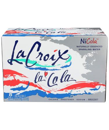 La Croix Cola Sparkling Water, 12 Fl Oz (Pack of 8)