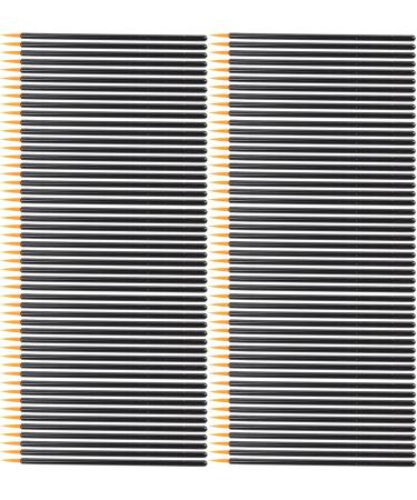 100pcs Disposable Brush Hard Head Liquid Brush Makeup Eye Liner Wands - Buy Online on GoSupps.com