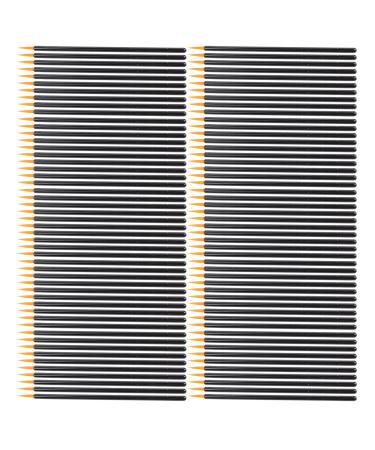 100pcs Disposable Brush Hard Head Liquid Brush Eye Shadow Brush Makeup Tool