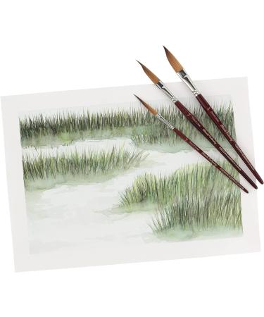 Creative Mark Mimik Kolinsky Synthetic Sable Short Handle Brushes - Sword Liner 1/4in - Elite Professional Brushes for Artists & Students - Buy Online on GoSupps.com