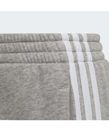 Buy adidas Unisex Kids Pants - Essential 3-Stripes Joggers in Medium Grey Heather/White | International Shipping Available - Buy Online on GoSupps.com