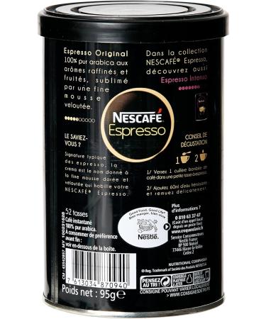 Nescaf Espresso Original Soluble Coffee 95g Box - Buy Online on GoSupps.com
