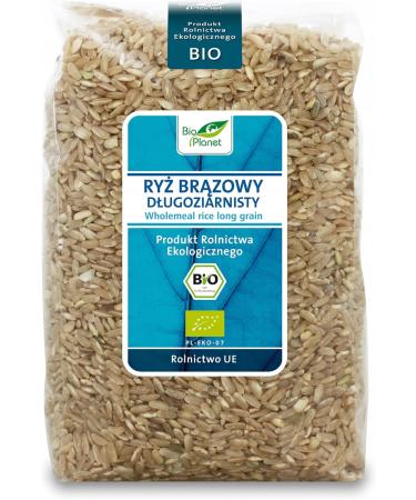 Long grain brown rice BIO 1 kg BIO PLANET - Buy Online on GoSupps.com
