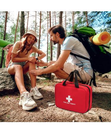 Good Medication Bag Set - 2 Empty First Aid Bags for Travel & Home - Waterproof Medicine Storage for Office & Outdoor Use - Buy Online on GoSupps.com