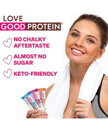 Love Good Fats High Protein Bars Variety Pack Protein Bar - 12 Pack Peanut Caramel/Cookie Dough/Rich Chocolate Caramel - Buy Online on GoSupps.com