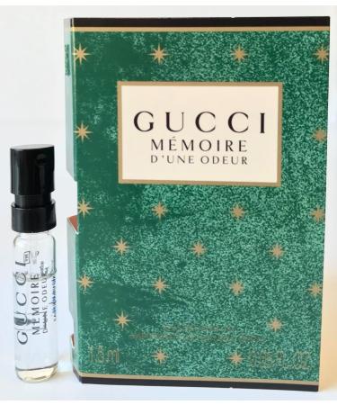 Gucci Memoire D Une Odeur Cologne Vial Sample Spray .05oz