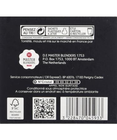L'OR ESPRESSO Forza 10 coffee capsules compatible with Nespresso coffee machines - Pack of 4 (40 capsules) - Buy Online on GoSupps.com