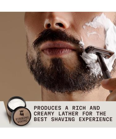 Striking Viking Shaving Cream 5.3 oz - Sensitive Skin Men s Shaving Cream - Sandalwood Scent - Ideal for All Skin Types - International Shipping Available - Buy Online on GoSupps.com