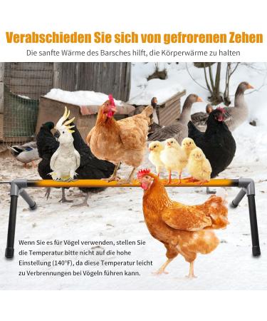 10W Adjustable Chicken Heating Ribs - Thermal Coop Warmer for Birds & Pets | Constant Temperature Breeding Station - Buy Online on GoSupps.com