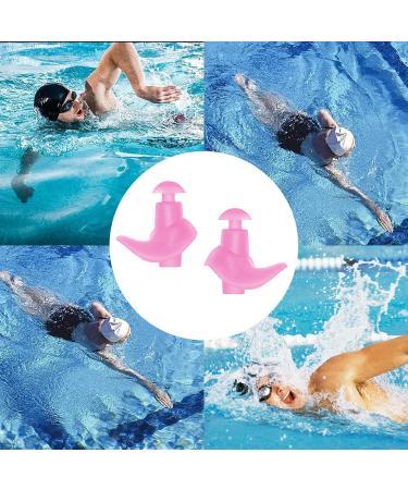 Silicone Screw Earplugs - Reusable and Comfortable Silicone Ear Plugs Suitable for Swimming Showering Bathing Surfing Snorkeling and Other Water Sports Dobooo - Buy Online on GoSupps.com
