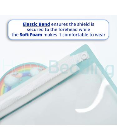 General Use Protective Face Shield Multi Packs (5x Kids Shields Rainbow) - Buy Online on GoSupps.com