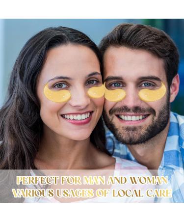 30 Pairs Under Eye Patches - Gold Eye Gel Masks for Dark Circles Puffiness & Wrinkles | Perfect Skin Care Gift for Women & Girls - Buy Online on GoSupps.com