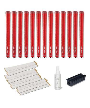 Golf Pride Tour Wrap 2G Grip Kit (13-Piece) Red - Buy Online on GoSupps.com
