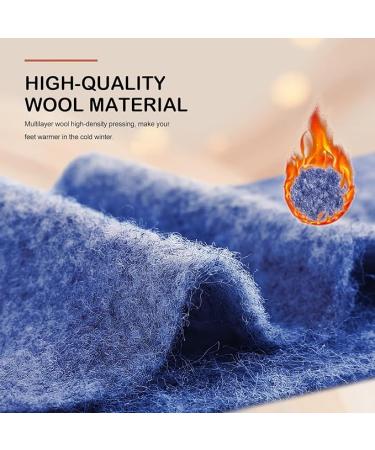 WALKHERO Wool Insoles - Fleece Arch Supports for Plantar Fasciitis Relief - Blue Mens 6 - Buy Online on GoSupps.com