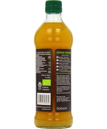 Biona Organic Apple Cider Vinegar 500ml - Pure and Unfiltered - Buy Online on GoSupps.com