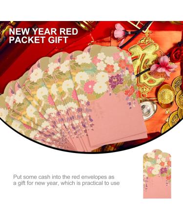 CAXUSD 30Pcs Japanese Style Small red Envelope hongbao 2022 Decorative Money Bag Festival Gift Money Envelope Flower Wedding Envelope red envelopes Hong bao Small Envelope Paper Delicate Pink 12X8CM - Buy Online on GoSupps.com