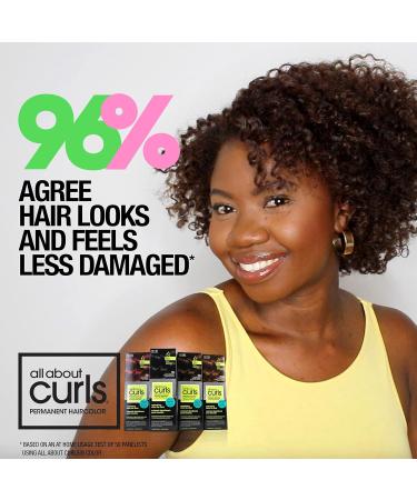 All About Curls 4RM Berry-Go-Round Permanent Hair Color for Curly Hair - Light Brown with Violet-Red Undertone 100% Grey Coverage Nourishes & Protects Curls - Buy Online on GoSupps.com