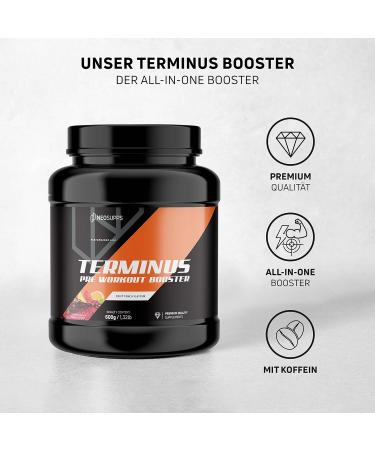 Neosupps Pre Workout Booster | 600g Fruit Punch - Boost Strength Endurance & Focus for Training - Buy Online on GoSupps.com