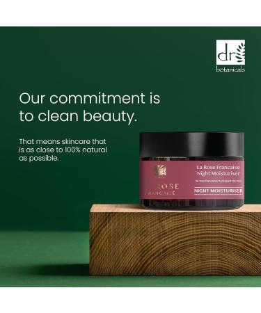 Dr Botanicals La Rose Fran aise Anti-Aging Night Moisturizer 50ml | Reduces the appearance of fine lines and wrinkles | Soothes and hydrates skin - Buy Online on GoSupps.com