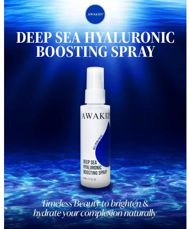Deep Sea Hyaluronic Boosting Spray - Hydrating Facial Mist for All Skin Types | Shop Internationally - Buy Online on GoSupps.com