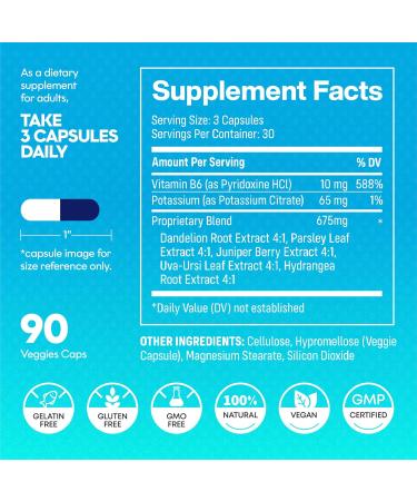 Water Pills for Swollen Legs & Feet | Natural Diuretics for Water Retention | Hydravert Diuretic Blend - Buy Online on GoSupps.com