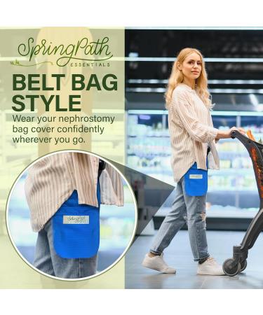 Double Nephrostomy Tube & Drainage Bag Cover - Royal Blue | International Shipping Available - Buy Online on GoSupps.com