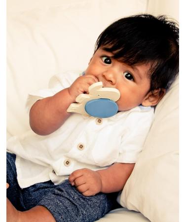 Buy Lanco Teething Ring Elephant Ears - 100% Natural Rubber White | Safe & Eco-Friendly | International Shipping Available - Buy Online on GoSupps.com