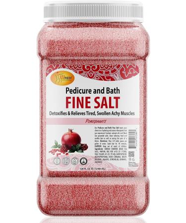 SPA REDI Detox Foot Soak 128 Oz - Pomegranate, Dead Sea Salts, Argan Oil, Coconut Oil - Hydrating Pedicure and Bath Salt with Essential Oil - Buy Online on GoSupps.com