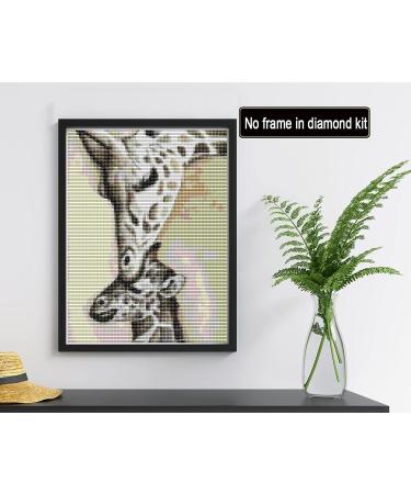 Reofrey DIY Giraffe Diamond Painting Kit - Full Drill Round Rhinestone Cross Stitch Embroidery - 30x40 cm - Buy Online on GoSupps.com