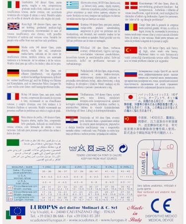 Scudotex Media Short 140 Open Denier Lace - Color Daino Size 5 | International Shipping Available - Buy Online on GoSupps.com