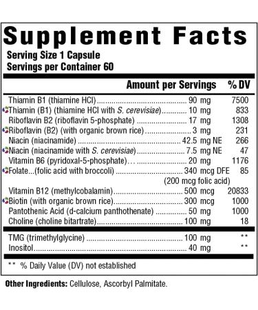 Buy Innate Response CoEnzyme B Complex - 60 Capsules for Energy & Wellness - Buy Online on GoSupps.com