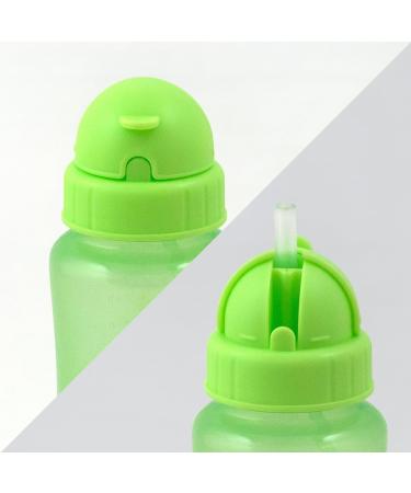 green sprouts Silicone Straw Bottle | Promotes Oral Development | Spill-Proof Flip-Cap | 2 Drinking Options | Dishwasher Safe - Buy Online on GoSupps.com