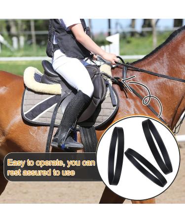 Deekin 20pc Black Rubber Roper Wrap for Saddle Horn - Dally Wraps for Horse - High Quality - Buy Online on GoSupps.com