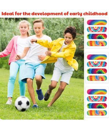 Colorful Tie Dye Adhesive Bandages for Kids & Adults - Fun First Aid for Cuts & Scrapes (200 Pcs - Buy Online on GoSupps.com
