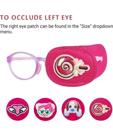 4Pcs Pink Eye Patches for Kids | Girls Medical Eye Patch for Lazy Eye (Left Eye Coverage - Buy Online on GoSupps.com