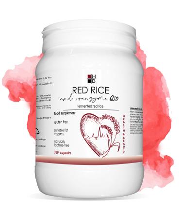 RED RICE and COENZYME Q10 | 360 capsules | fermented red rice | with VITAMIN Q | Italian product