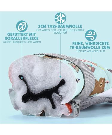 Warm Windproof Winter Gloves for Kids | Waterproof Cartoon Skiing & Snowboarding Gloves for Ages 3-12 - Buy Online on GoSupps.com