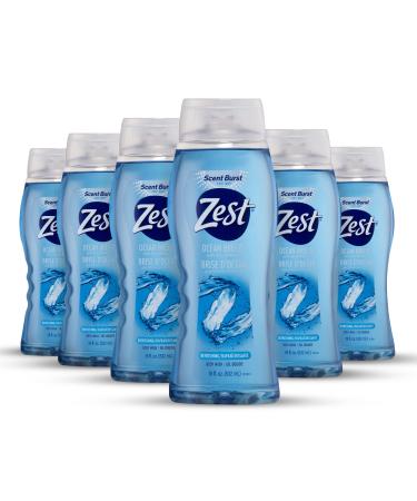 Zest Ocean Breeze Body Wash - Enriched with Sea Minerals - Rich Lathering Cleansing Body Wash Leaves Your Skin Feeling Smooth and Moisturized With an Invigorating Scent 18 Fl Oz (Pack of 6)