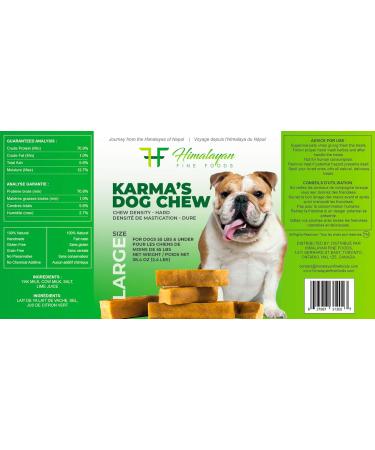 Himalayan Cheese for Dog! Karma's Dog Chew! 2.4 lbs.(10 Units) 100% Natural Healthy Ordorless Safe & Delicious Treats for Dogs. All Products Ship from Toronto Across Canada. - Buy Online on GoSupps.com